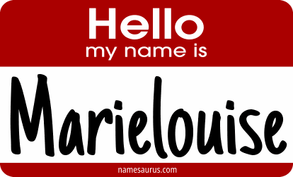 Hello my name is Marielouise png download