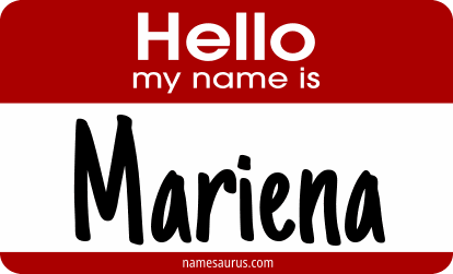 Hello my name is Mariena png download