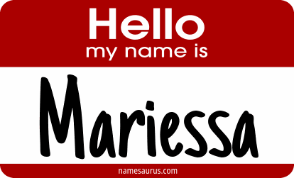 Hello my name is Mariessa png download