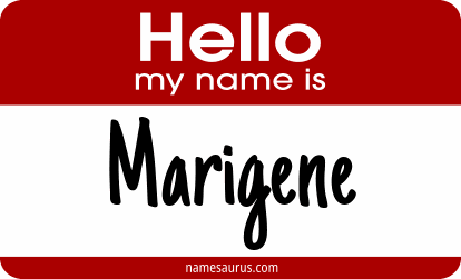 Hello my name is Marigene png download