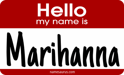Hello my name is Marihanna png download