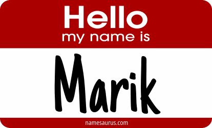 Hello my name is Marik png download