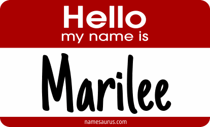 Hello my name is Marilee png download