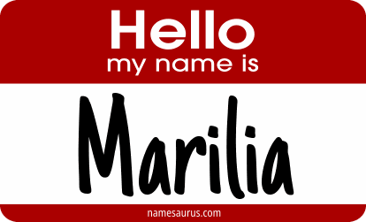 Hello my name is Marilia png download