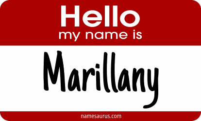 Hello my name is Marillany png download