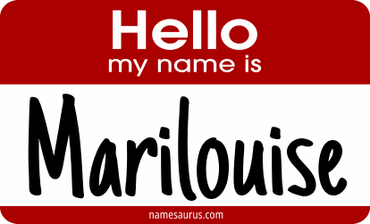 Hello my name is Marilouise png download