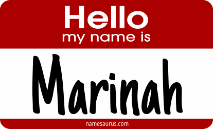 Hello my name is Marinah png download