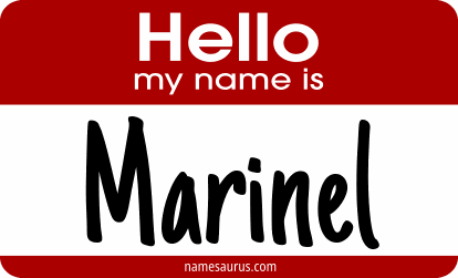 Hello my name is Marinel png download