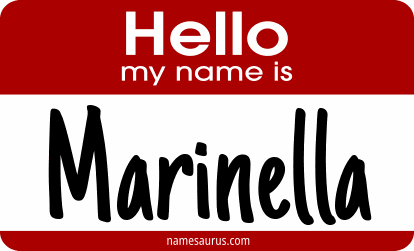 Hello my name is Marinella png download