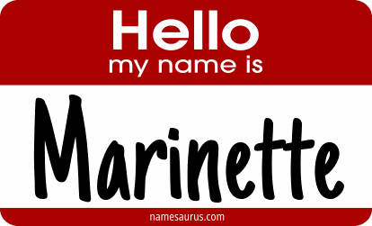 Hello my name is Marinette png download