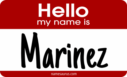 Hello my name is Marinez png download