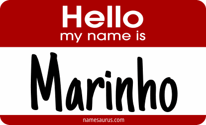 Hello my name is Marinho png download