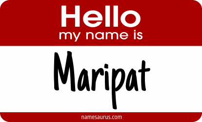 Hello my name is Maripat png download