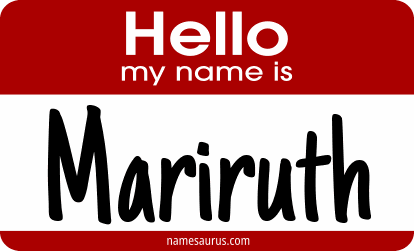 Hello my name is Mariruth png download