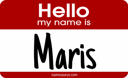 Hello my name is Maris png download
