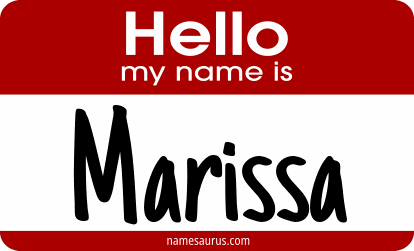 Hello my name is Marissa png download