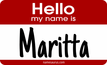 Hello my name is Maritta png download