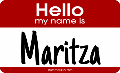 Hello my name is Maritza png download