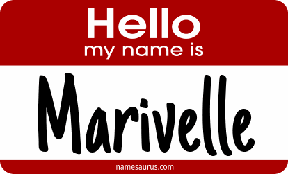 Hello my name is Marivelle png download