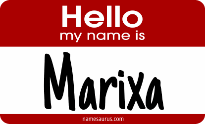 Hello my name is Marixa png download
