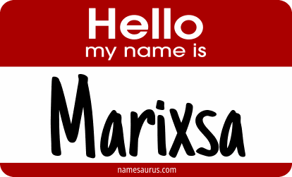 Hello my name is Marixsa png download