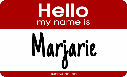 Hello my name is Marjarie png download