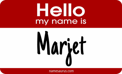 Hello my name is Marjet png download