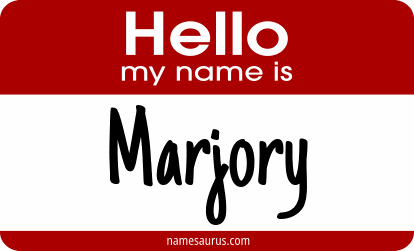 Hello my name is Marjory png download