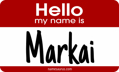 Hello my name is Markai png download