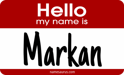 Hello my name is Markan png download
