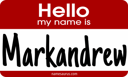 Hello my name is Markandrew png download