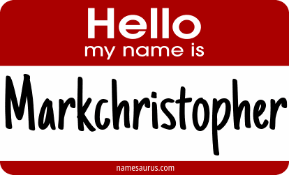 Hello my name is Markchristopher png download