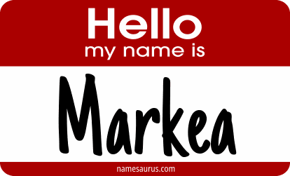 Hello my name is Markea png download