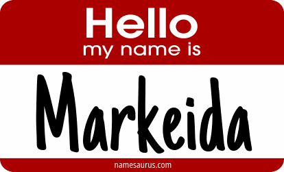 Hello my name is Markeida png download