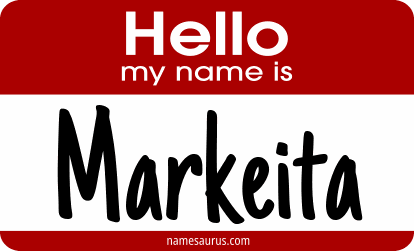 Hello my name is Markeita png download