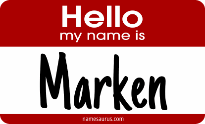 Hello my name is Marken png download