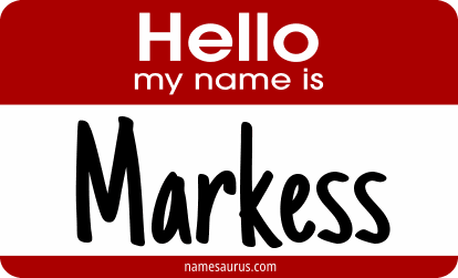 Hello my name is Markess png download