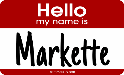 Hello my name is Markette png download