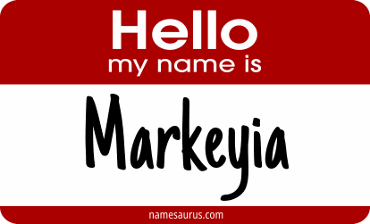 Hello my name is Markeyia png download