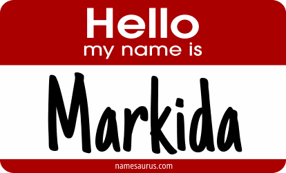 Hello my name is Markida png download