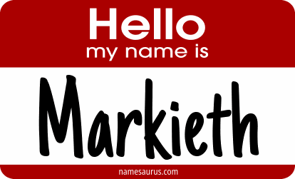 Hello my name is Markieth png download