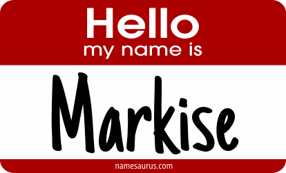 Hello my name is Markise png download