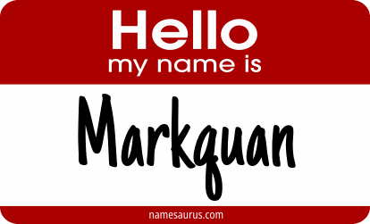 Hello my name is Markquan png download