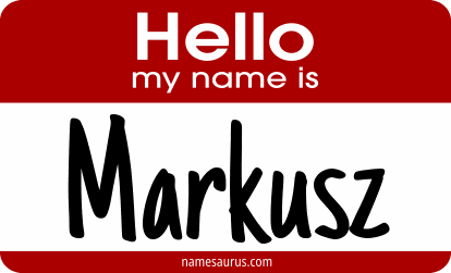 Hello my name is Markusz png download