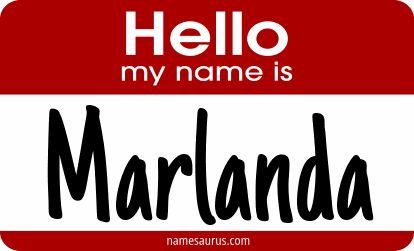 Hello my name is Marlanda png download