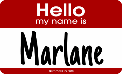 Hello my name is Marlane png download