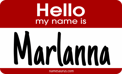 Hello my name is Marlanna png download