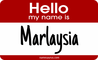 Hello my name is Marlaysia png download