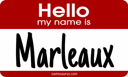 Hello my name is Marleaux png download