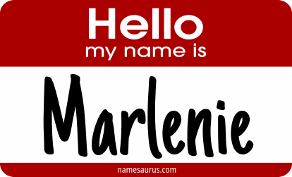 Hello my name is Marlenie png download